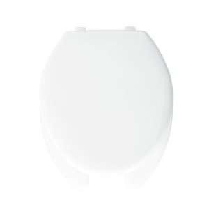 Bemis 1950000 Plastic Open Front with Cover Elongated Toilet Seat 