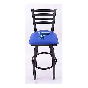 St. Louis Blues HBS Single ring Swivel bar stool with Ladder style 