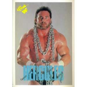  1990 Classic WWF Wrestling Card #72  Hercules Sports 