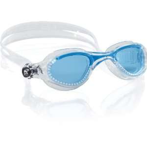  Cressi Flash Adult Swim Goggles (White/Blue) Sports 