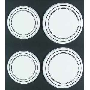  Corning Classic Cafe Black Stove Cover Set Steel 2 8 & 2 