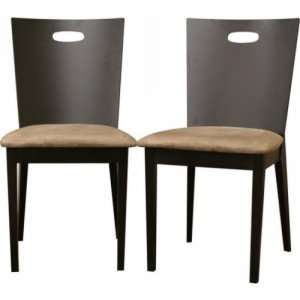  Dark Walnut Dining Chair (Set of 2) by Wholesale Interiors 