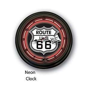 Route 66 Neon Clock 18