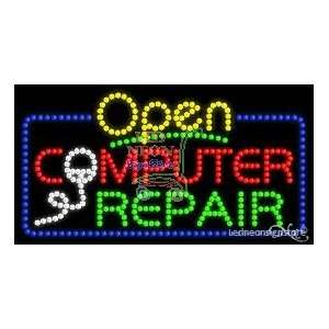  Computer Repair LED Business Sign 17 Tall x 32 Wide x 1 