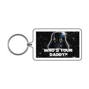  Star Wars Whos Your Daddy Lucite Keychain Office 