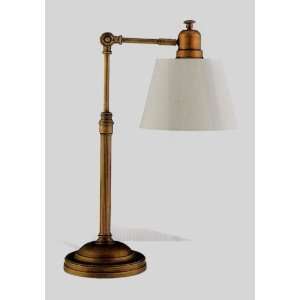  All new item Antique bronze finish metal table lamp with a 