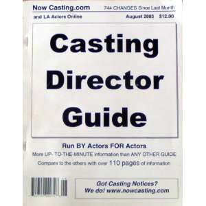 Casting Director Guide Books