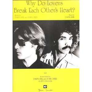  Sheet Music Why Do Lovers Break Each Others Hearts Hall 
