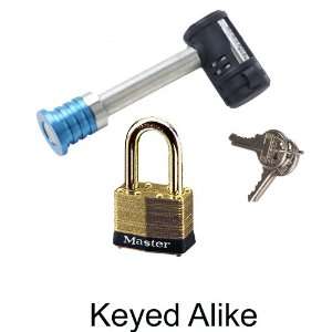  Master Lock   2 Trailer Locks Keyed Alike #2KA 1480 4 