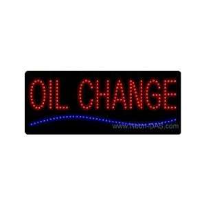  Oil Change LED Sign 11 x 27