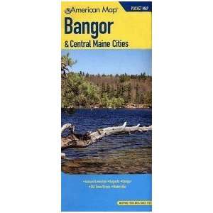   Map 513960 Bangor And Central Maine Cities Pocket Map