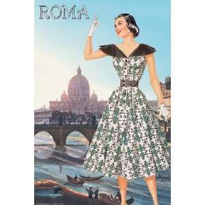  Roma Vatican View Fashion I 20x30 Poster Paper