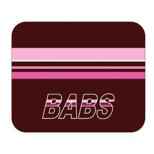  Personalized Name Gift   Babs Mouse Pad 