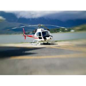  Helicopter Lifting Off, Juneau, Alaska, USA Premium 
