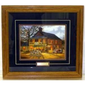   Dave Barnhouse Framed Motorcycle print AMERICAN MADE 