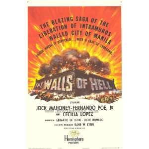 The Walls of Hell Movie Poster (27 x 40 Inches   69cm x 102cm) (1964 