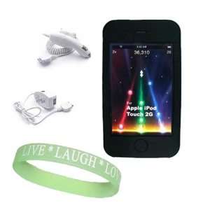   Travel Charger + Itouch 3G Car Charger + Live*Laugh*Love Wrist Band