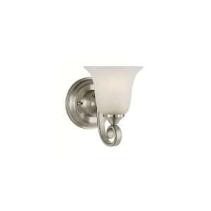 Home Solutions VS10401BS Vista 1 Light Wall Sconce in Brushed Steel 