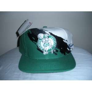  Boston Celtics Vintage Paintsplash Snapback Hat 