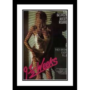  9 1/2 Weeks 32x45 Framed and Double Matted Movie Poster 