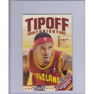   AUTOGRAPHED TIPOFF BOOK CLEVELAND CAVALIERS COA