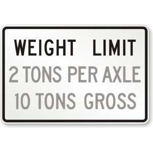  Weight Limit Custom Tons Per Axel Custom Tons Gross High 