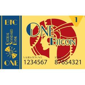  1 Bitcoin BitCard   Digital Currency on a card 