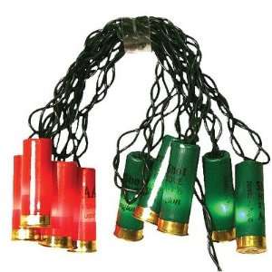 8 Jingle Bell Shot Gun Shell Lights Set
