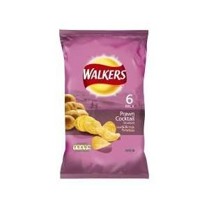 Walkers Prawn Cocktail 6Pk x 4 Grocery & Gourmet Food