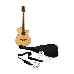  Emedia Learn To Play Guitar Acoustic Guitar Pack Natural 