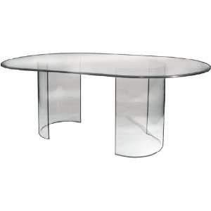  See Glass Dining Table   Base Only
