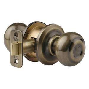 Yale YR10XF 5 YH Collection Passage Lockset with Oxford Knob, Antique 
