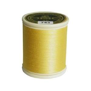  DMC Broder Machine 100% Cotton Thread Med Yellow (5 Pack 