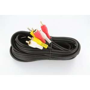  12ft (3) RCA   (3)RCA 75 ohm Component Video Coax Cable 