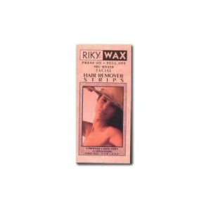  Riky Wax Press On Pull Off Pre Waxed Strips Facial Beauty