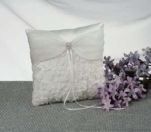 Beverly Clark Ivory Everlasting Grace Wedding Ring Bearer Pillow 