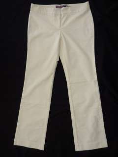   Vines Pinwale Corduroy Trouser Pants Vanilla Off White 8 $118  