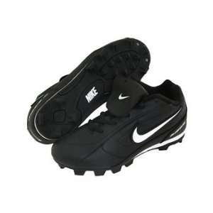  Nike 309303 Ribbie JR Baseball Cleat   Black/White   5 