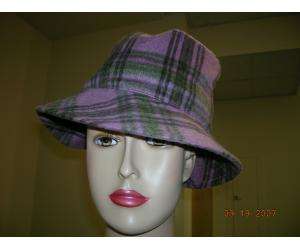 LOOK SHARP in a PATRICK GERARD pink plaid hat NWT  