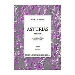  Albeniz Asturias (leyenda) De Suite Espanola Op.47 No.5 