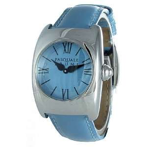 PASQUALE BRUNI LADIES BLUE LEATHER SWISS MADE WATCH NEW  