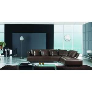  Vig Furniture Bo 3878   Contemporary Brown Leather 
