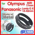 Lens Hood 37mm Screw in Olympus MZD 17mm f/2.8 Metal