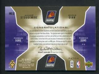 2007 08 SPX Winning Material Amare Stoudemire Dual Auto  