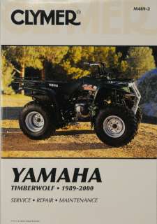 Yamaha Timberwolf Four Wheeler Repair Manual NEW  