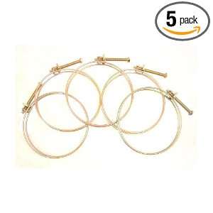  Big Horn 11730PK 3 Inch Wire Hose Clamp, 5 Pack