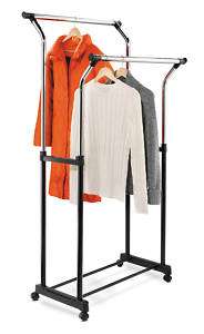Adjustable Height Double Flare Garment Rack # GAR 0111  