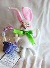 Annalee Doll Spring 2011 3 Easter Basket Bunny NEW  