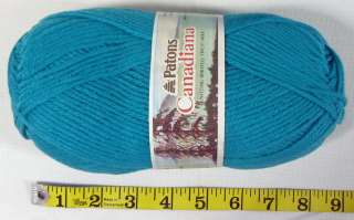 SKEINS OF VINTAGE PATONS CANADIANA WORSTED YARN (#0166)  