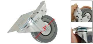 Replacement Swivel Top Plate 3 Tire Brake Caster Wheel  
